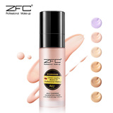 正品ZFC专业彩妆粉底液粉底霜保湿遮瑕膏遮雀斑痘印自然裸妆