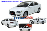 特价 三菱 蓝瑟翼神Lancer EX 2012款 原厂 1:18 合金汽车模型 白