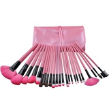 24支粉色专业化妆刷套装 初学者粉底软毛化妆刷 全套组合彩妆工具