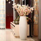 景德镇陶瓷欧式落地大花瓶 创意新房客厅摆件简约现代家居装饰品