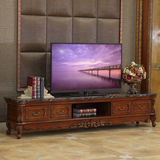 欧式电视柜 新古典地柜 客厅电视机柜子 美式复古电视柜家具