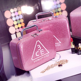 3CE化妆包收纳包韩国简约大容量化妆品洗漱包 旅行便携小号化妆箱