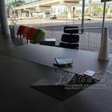 简约创意欧美异形个性几何设计白色书桌会议桌办公台老板桌特价