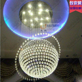 艺术创意吊线灯豪华别墅客厅灯水晶灯复式楼梯灯餐厅LED吊灯大灯