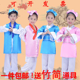 三字经书童演出服装儿童古装汉服国学服装儿童弟子规表演服男女童