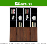 上海木质文件柜板式带锁员工资料柜子档案柜储物柜办公书柜带玻璃