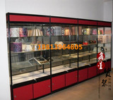 展柜广州精品货架钛合金展示柜玻璃柜烟酒茶叶展示柜化妆品展示柜