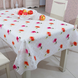烫金 塑料 布艺防水桌布PVC餐桌布桌垫防油茶几垫长方形田园桌布