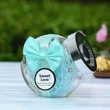 2015结婚礼品创意玻璃喜糖盒子韩式婚礼包装喜糖罐清新漂流瓶批发