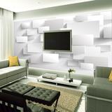 无缝大型3d清新壁画客厅卧室电视背景墙纸壁纸个性抽象白色立体