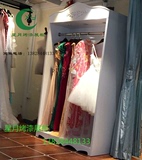 欧式影楼婚纱展示柜架 服装礼服展柜背柜 衣服柜台柜子烤漆定制