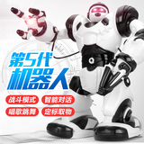 遥控智能机器人玩具大电动跳舞充电罗本艾特5代男孩儿童 智能玩具