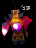 包邮中秋节玩具发声发光音乐塑料闪光机器人忍风侠灯笼 儿童灯笼