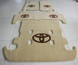 丰田霸道普拉多汉兰达手工羊毛可水洗汽车地毯脚垫定制