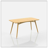 北欧纯实木餐桌椅组合现代简约日式家具原木饭桌长方形橡木餐桌新