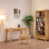 欧视家具 北欧全实木梳妆台 进口白橡木梳妆台书桌两功能