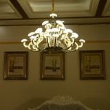 客厅吊灯欧式大气蘑菇吊灯简约北欧乡村宜家卧室餐厅灯个性吊灯具