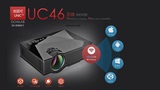 优丽可UC46家用高清1080p微型便携3d投影仪led安卓苹果手机投影机