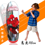 大号充气不倒翁沙袋玩具超人蜘蛛侠孙悟空宝宝玩具0-1-3-4-6岁5