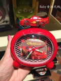 香港迪士尼代购 汽车总动员麦昆 立体造型 儿童闹钟 台钟 摆件钟