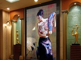 直销酒店KTV会所大型壁画古典人体艺术油画壁纸客厅玄关墙纸中式