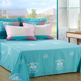 床单单件纯棉加厚1.8m床条纹双人简约1.5米床学生纯色夏季全棉布