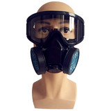 防尘面罩工业粉尘打磨喷漆电焊煤矿防烟防护面具过滤棉防尘口罩