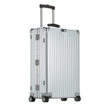 外交官铝框拉杆箱万向轮女密码箱子旅行箱包pc行李箱26寸28寸硬箱