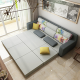 多功能转角可折叠布艺沙发床宜家现代简约储物客厅大小户型沙发床