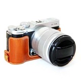 富士Xa2皮套X-A2相机皮套相机包半套手柄底座富士XA1 XA2 XM1底座