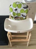 小瑕疵小龙哈彼多功能组合式天然实木儿童餐椅LMY307