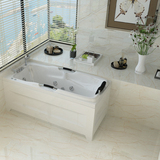 浴缸亚克力独立式 家用单人冲浪按摩恒温浴缸独立小浴缸 成人浴盆