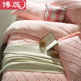 保暖天鹅绒四件套加厚水晶绒床上用品1.8m2.0m床纯色床单被套秋冬