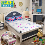 儿童床男孩女生床1.5米单人床1.2米实木床 环保儿童家具套房组合