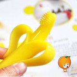 香蕉款婴儿软磨牙棒宝宝训练牙刷牙胶玩具咬胶牙刷1-3岁批发价