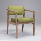 特价包邮实木复古做旧靠背椅欧式扶手咖啡厅餐厅餐椅书房休闲椅子