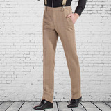 夏季西裤男士直筒修身型英伦青年商务免烫休闲西装裤薄款裤子韩版