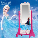 迪士尼儿童落地穿衣镜移动冰雪奇缘全身公主儿童玩具卡通试衣镜子