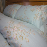 外贸床上用品埃及棉被套四件套简约床单60贡缎长绒棉家纺夏天特价