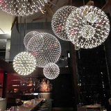 简约现代 创意个性圆球LED星球火花moooi烟花灯具花火工程吊灯具