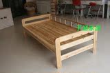 实木床 松木床儿童床/实木床/单人床/双人床带护栏
