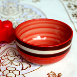 韩式创意瓷碗陶瓷米饭碗面碗汤碗大碗可爱碗彩虹碗家用