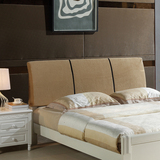 韩式条纹床头罩床头套1.5m 1.8m布艺软包防尘罩加厚床靠背罩