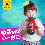 韩国正品杯具熊保温杯儿童水壶带吸管宝宝悲剧男女学生婴儿水杯子