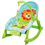 费雪同款摇椅 婴儿多功能安抚摇椅宝宝可折叠电动摇摇椅躺椅W2811