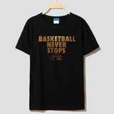厂家Q版卡通库里科比哈登热火韦德NBAT恤圆领篮球T恤短袖半