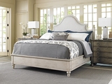 美式实木床1.8米双人床白色婚床欧式布艺床软包床定制卧室家具