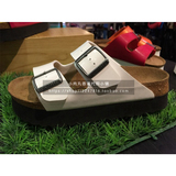 Birkenstock香港正品代购新款德国勃肯博肯女鞋增高厚底软木拖鞋