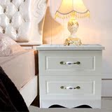 床头柜简约现代卧室储物柜床边柜欧式白色烤漆收纳柜子特价斗柜
