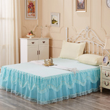 15韩版雪纺蕾丝床裙花边床群床罩单人双人床套床盖1.2.1.5米1.8米